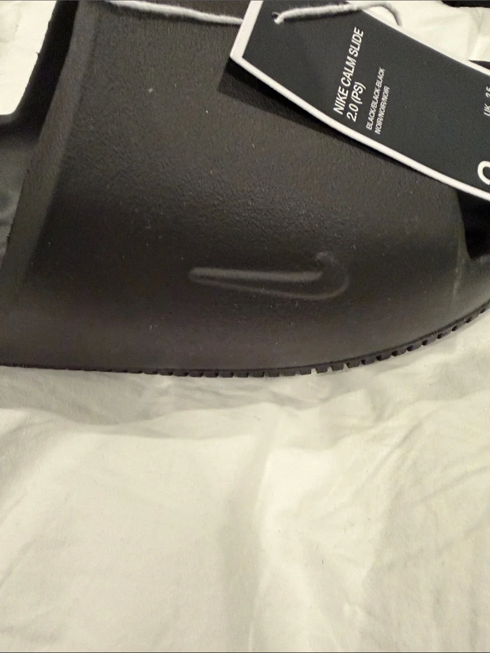 Nike Kids Black Slide Sandals